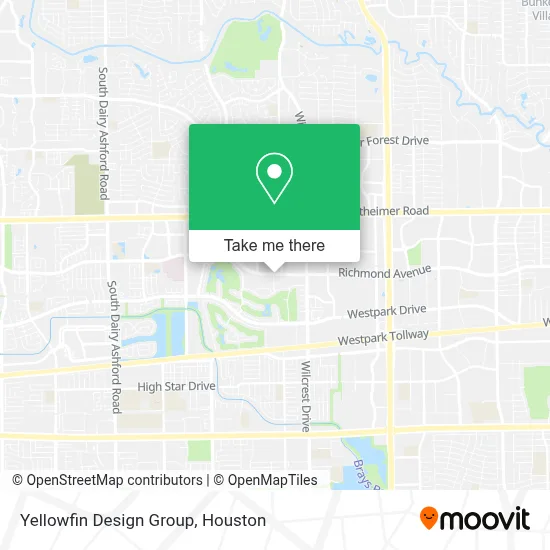 Yellowfin Design Group map