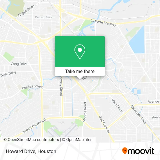 Howard Drive map