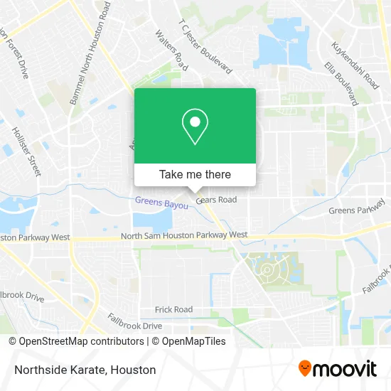 Northside Karate map