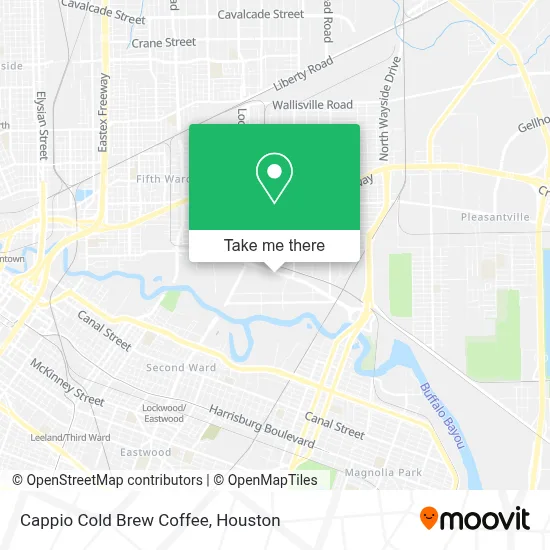 Cappio Cold Brew Coffee map
