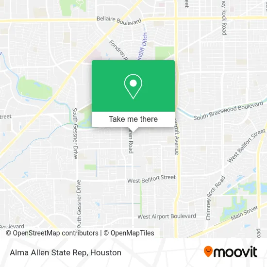 Alma Allen State Rep map