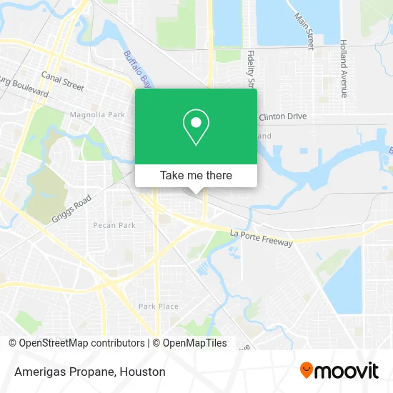 Amerigas Propane map