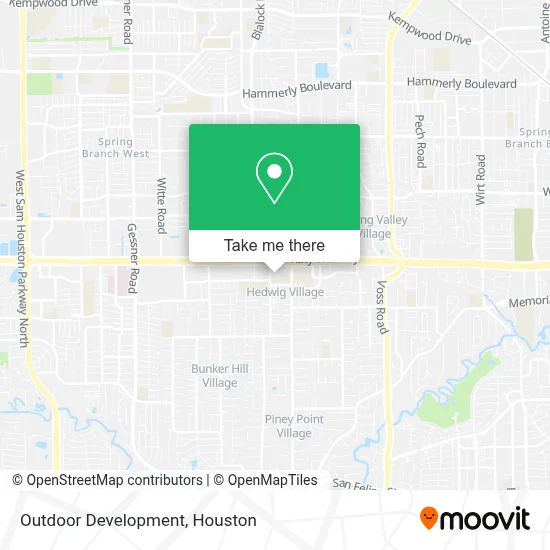 Outdoor Development map