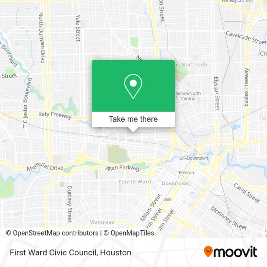 First Ward Civic Council map
