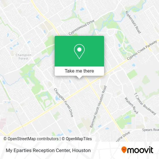 My Eparties Reception Center map