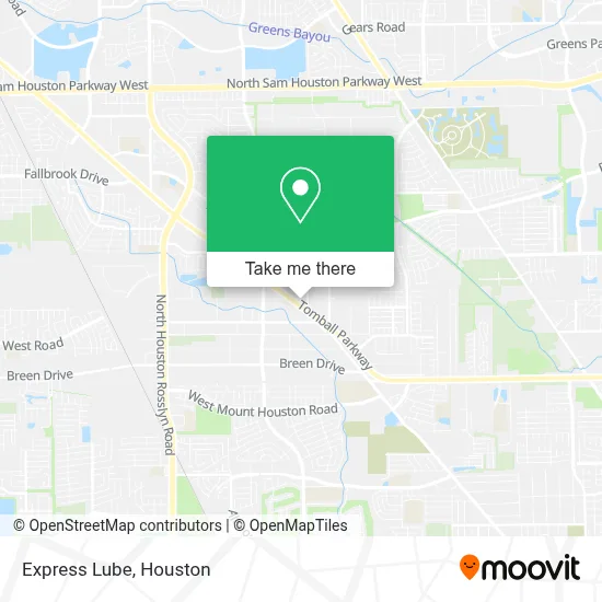 Express Lube map