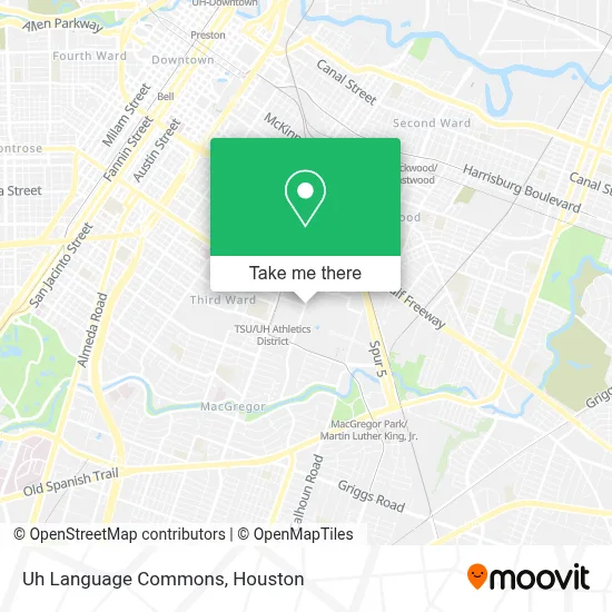 Uh Language Commons map