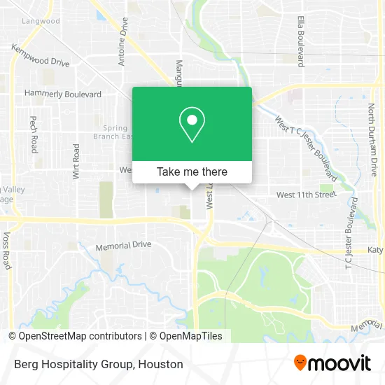 Berg Hospitality Group map