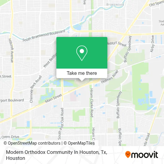 Modern Orthodox Community In Houston, Tx map