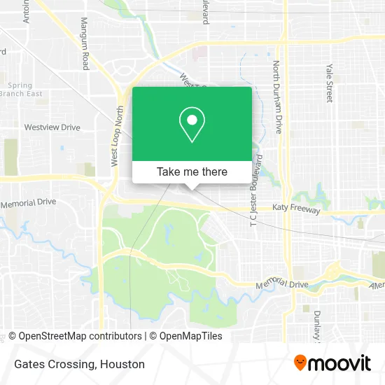 Gates Crossing map