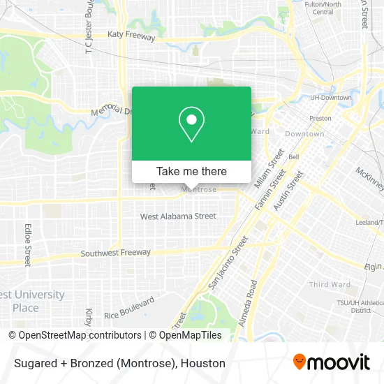 Sugared + Bronzed (Montrose) map