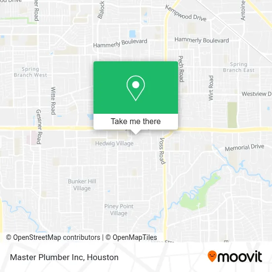 Master Plumber Inc map