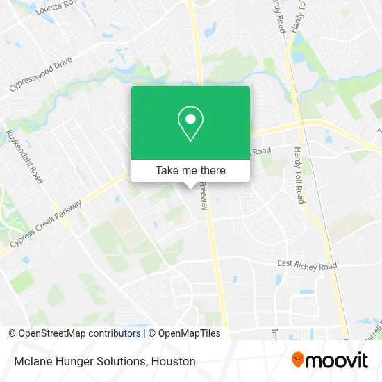Mclane Hunger Solutions map