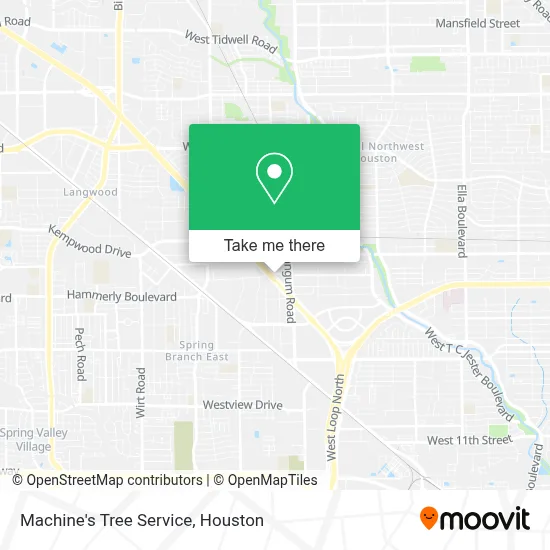 Mapa de Machine's Tree Service