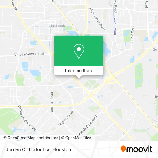 Jordan Orthodontics map