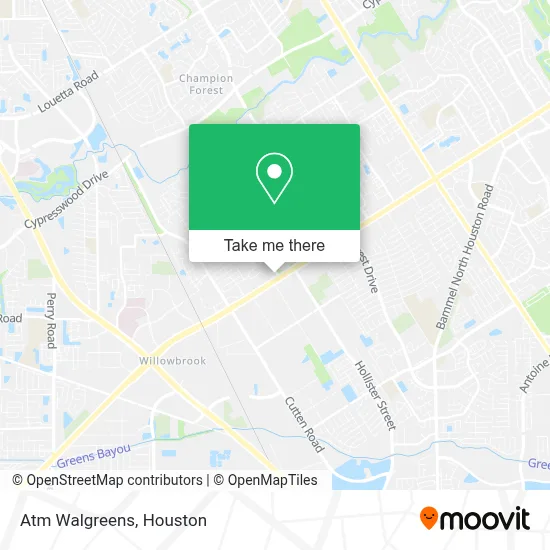 Atm Walgreens map