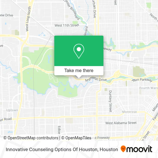 Innovative Counseling Options Of Houston map