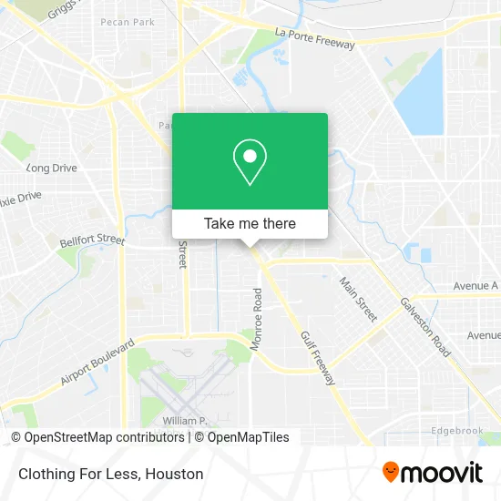 Clothing For Less map