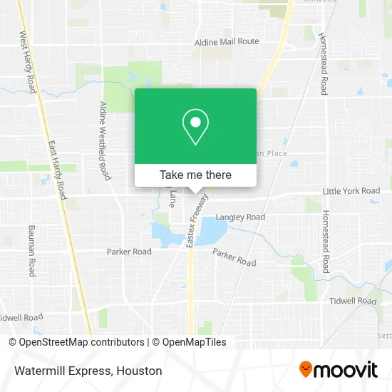 Watermill Express map