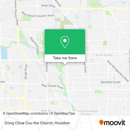 Dong Chua Cuu the Church map