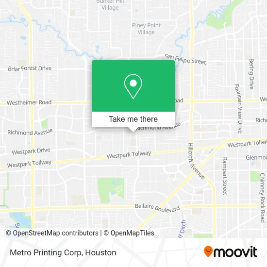 Metro Printing Corp map