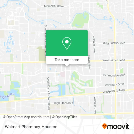 Walmart Pharmacy map