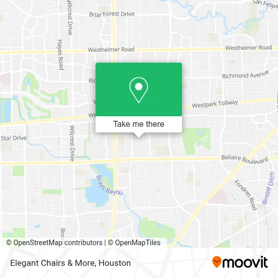 Elegant Chairs & More map