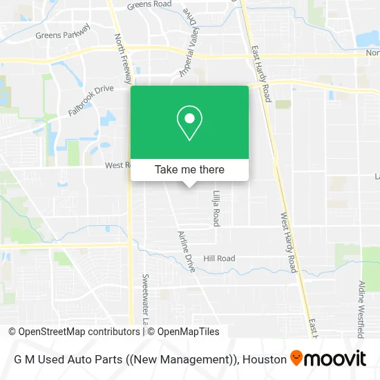 G M Used Auto Parts ((New Management)) map