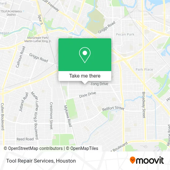 Tool Repair Services map