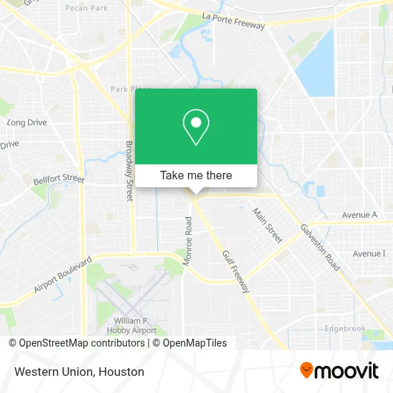 Western Union map