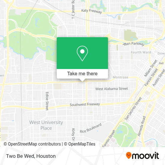 Two Be Wed map