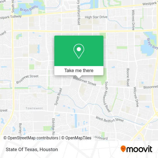 State Of Texas map