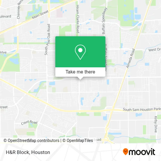 H&R Block map
