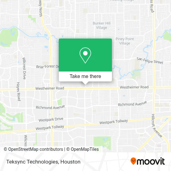 Teksync Technologies map
