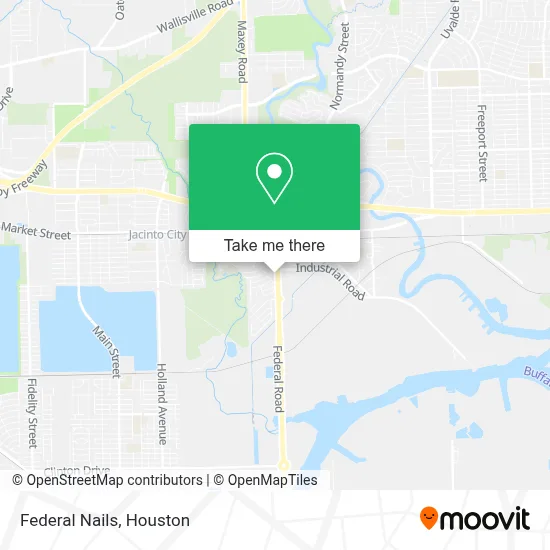 Federal Nails map