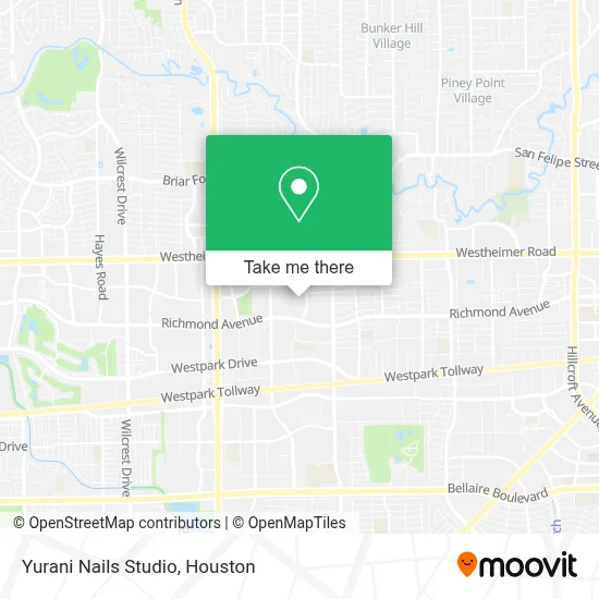Yurani Nails Studio map