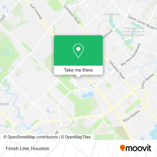 Finish Line map