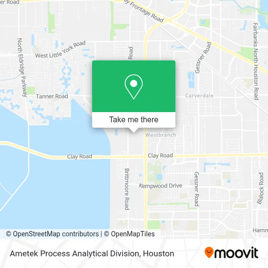 Ametek Process Analytical Division map