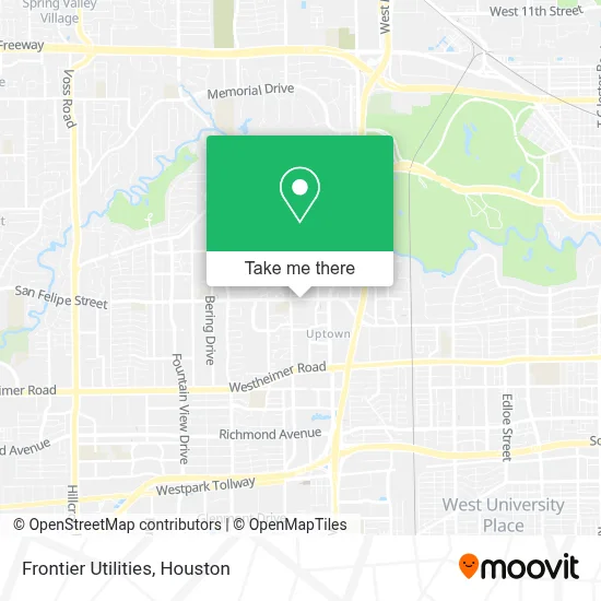Frontier Utilities map
