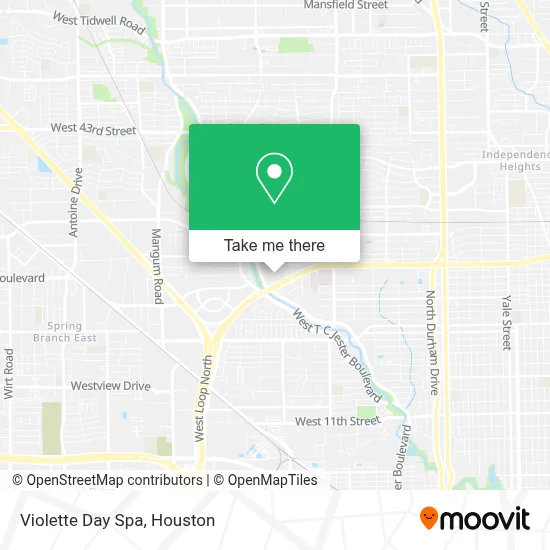 Violette Day Spa map