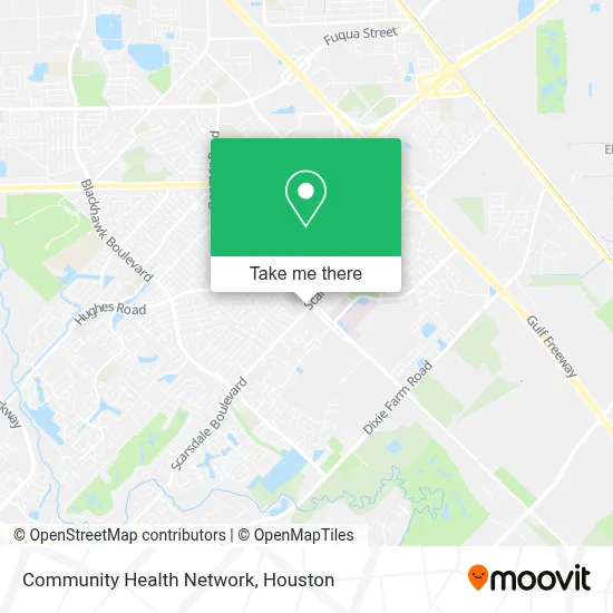 Community Health Network map