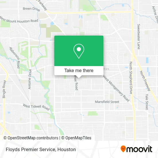Floyds Premier Service map