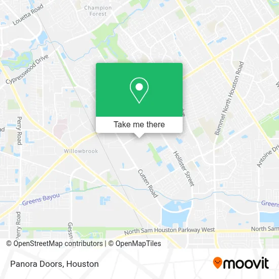 Panora Doors map