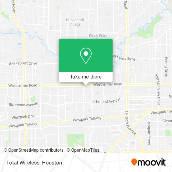 Total Wireless map