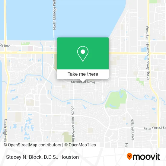 Stacey N. Block, D.D.S. map