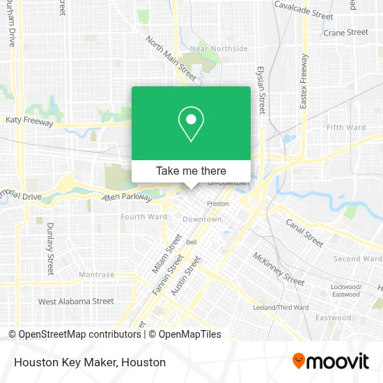 Houston Key Maker map