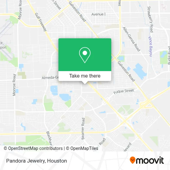 Pandora Jewelry map