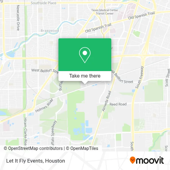 Let It Fly Events map
