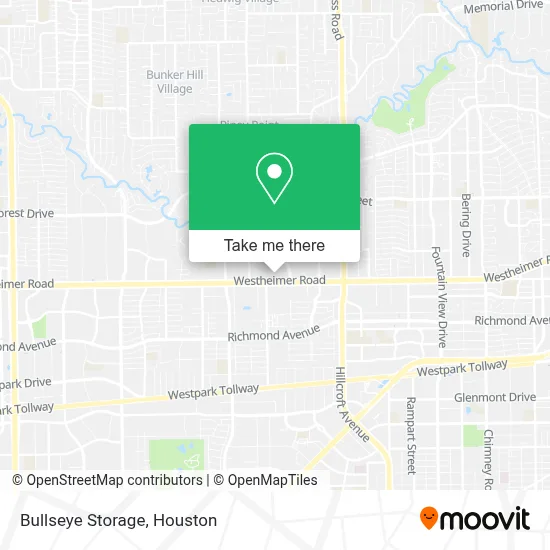 Bullseye Storage map