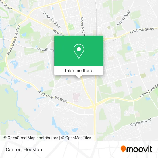 Conroe map